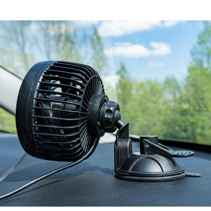 Auto ventilátor 12V s prísavkou na sklo (4.5")