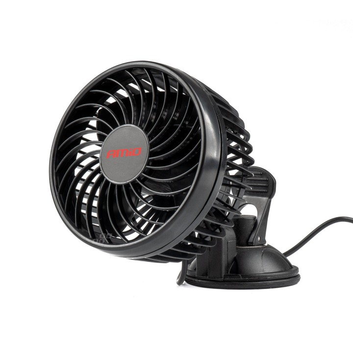 Výkonný auto ventilátor 24V na čelné sklo
