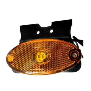 Pozička 102x46 oranžová LED s držiakom 1324