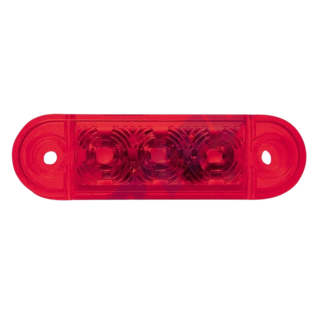 Pozička 65x19 červená LED 0413