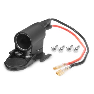 Zásuvka autozapaľovača s ochrannou klapkou 12/24V
