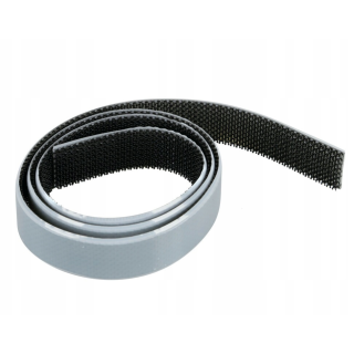 Samolepiaci suchý zips Duotec 25 x 1000 mm – čierny