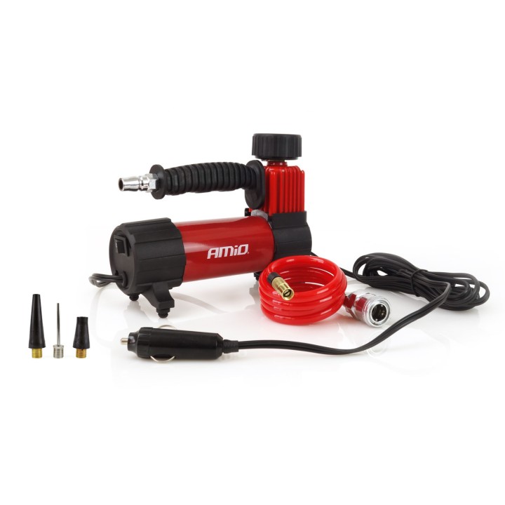 Kompresor 12V – Max. 7 bar / 100 PSI, Kovový obal