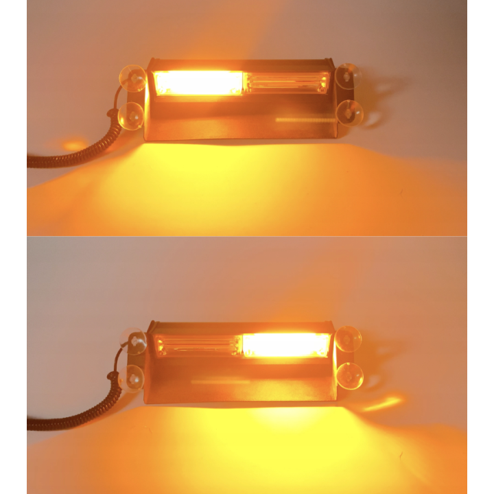 Maják stroboskopický LED s prísavkami