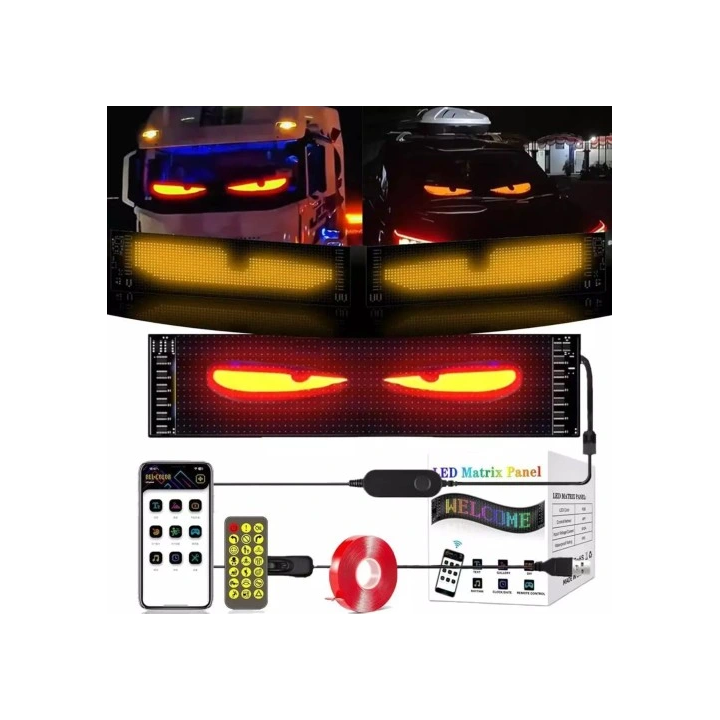 Flexibilný LED panel „LED oči“ do kamióna 35x10 cm