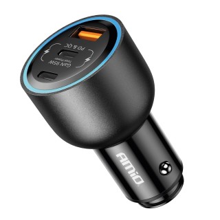Výkonná autonabíjačka 95W (2x USB-C + USB-A) 12/24V
