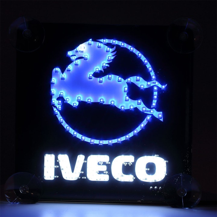Svietiace logo do kabíny Scania, Volvo, DAF, MAN, Iveco, Renault