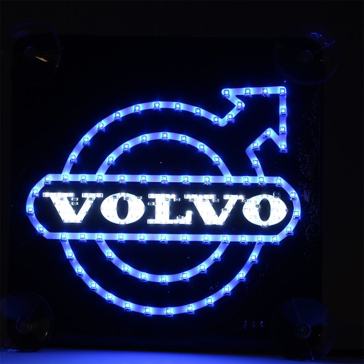Svietiace logo do kabíny Scania, Volvo, DAF, MAN, Iveco, Renault