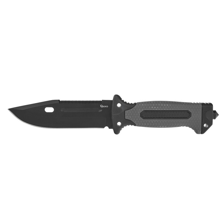 Nôž BLACK SURVIVAL – Taktický nôž 275 mm s kompasom a podpaľovačom