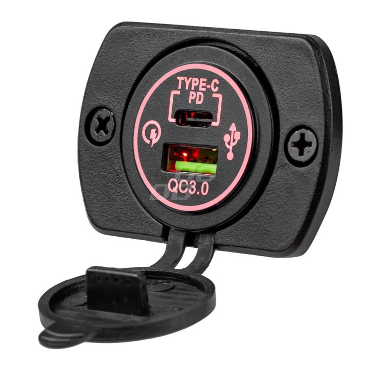 Modulárny rámik MOD-12 pre USB a 12V zásuvky