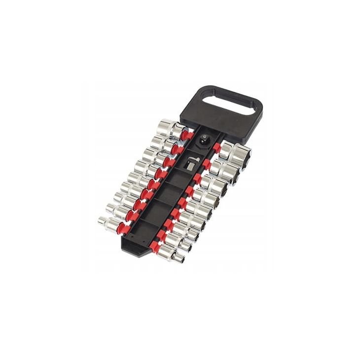 Gola sada 1/2" (20 dielna) 8 – 24 mm s račňou
