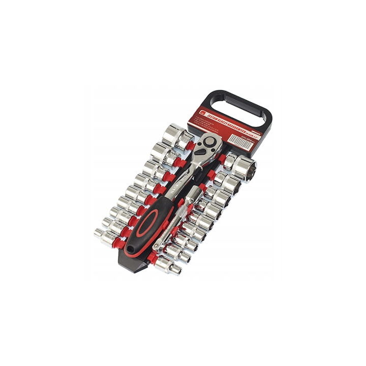 Gola sada 1/2" (20 dielna) 8 – 24 mm s račňou