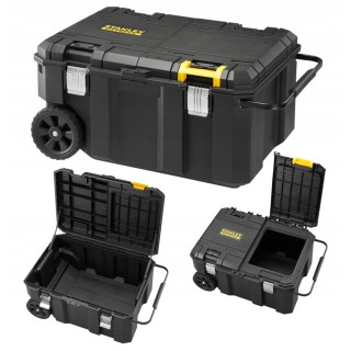 Box na náradie na kolieskach Stanley FatMax – mobilný montážny box 113 l, nosnosť 50 kg