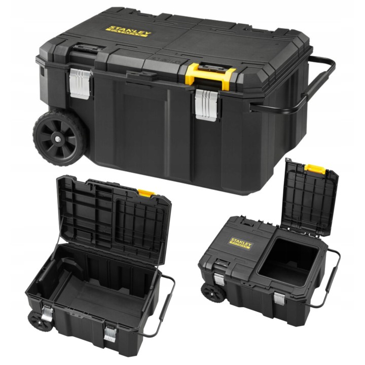 Box na náradie na kolieskach Stanley FatMax – mobilný montážny box 113 l, nosnosť 50 kg