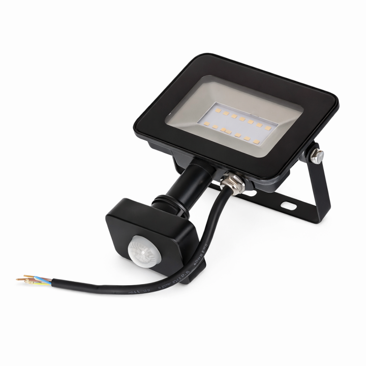 LED svetlomet 230 V 10 W – pracovné osvetlenie s pohybovým a súmrakovým senzorom
