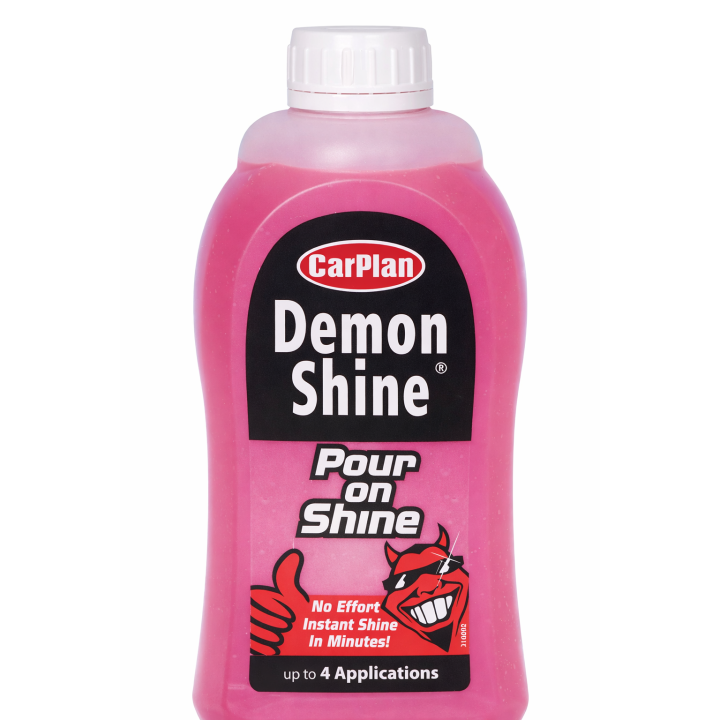 Tekutý vosk 500 ml – CarPlan Demon Shine, rýchly lesk a efekt mokrého laku