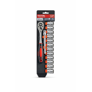 Gola sada 1/2″ 8–24 mm – 12 dielna s račňou