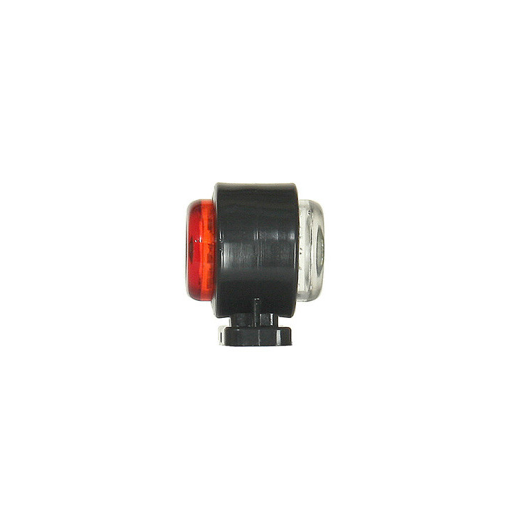 Obrysové svetlo bielo-červ. MINI krátke 6-LED