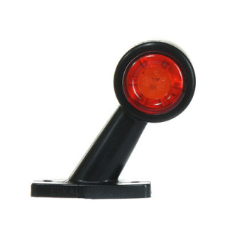 Obrysové svetlo bielo-červ. MINI šikmé 6-LED