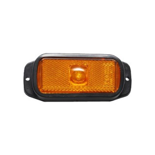 Obrysové svetlo oranžové s odrazkou LED