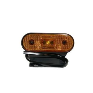 Pozička 119x46 oranžová s držiakom LED 1652
