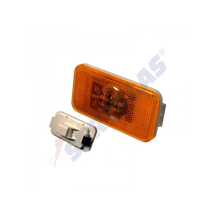 Pozička 102x54 oranžová LED Volvo 0656