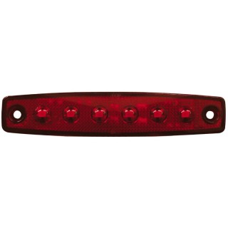 Pozička 99,5x14,5 červená LED 0308