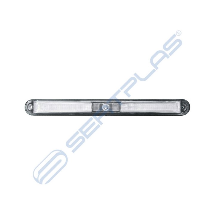 Pozička 254x26 červená LED 0365