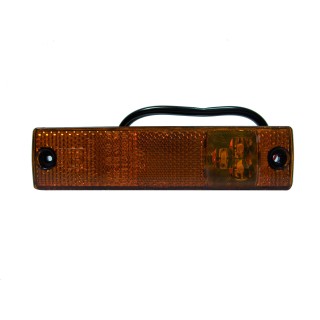Pozička 137,5x32 oranžová LED s držiakom 1383